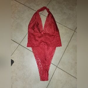 Victoria's Secret Vintage Lace Thong Bodysuit